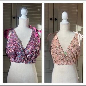 Sequin Embellished Women's Tops